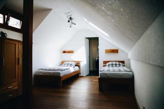 Würzburg Ferienwohnung in der Pleich (Nähe alter Kranen): Schlafzimmer (2)