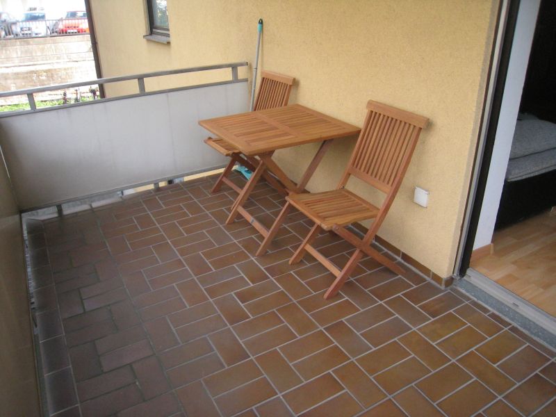 Würzburg Ferienwohnung am Kongresszentrum: großer Balkon