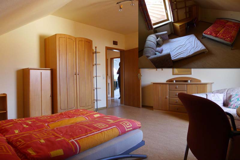 Giebelstadt Ferienwohnung Konrad: Schlafzimmer